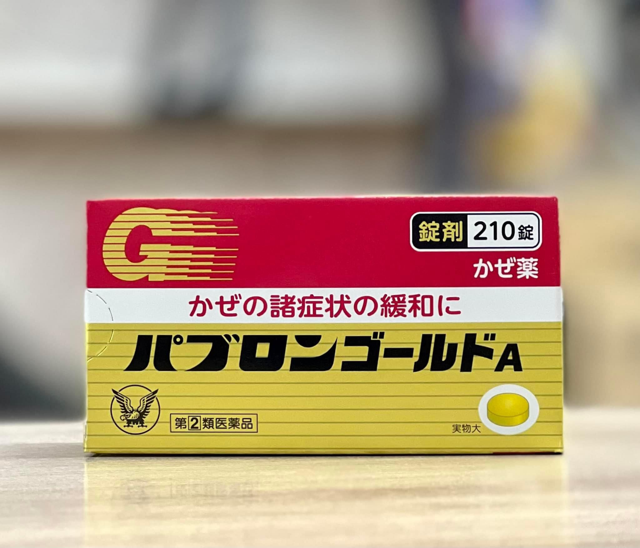 Thuốc cảm cúm Taisho Pabron Gold 210 viên của Nhật Bản